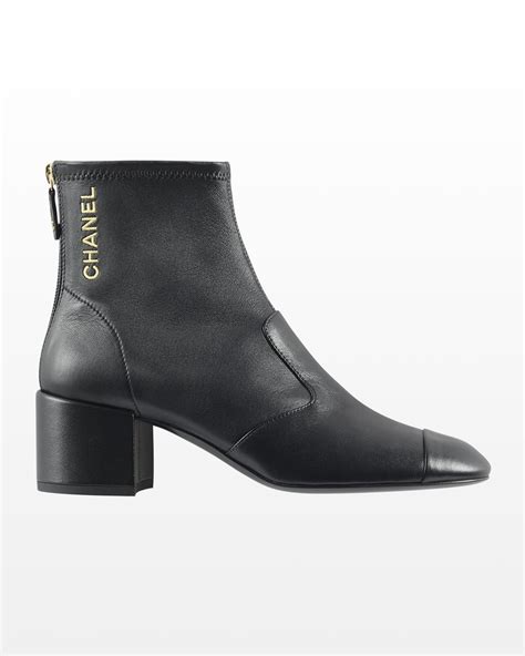 chanel black and blue boot|chanel ankle boots for women.